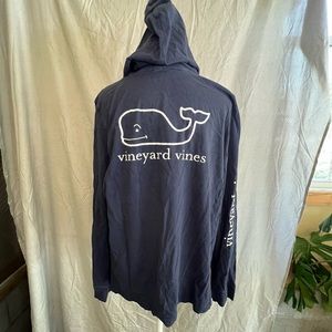 Vineyard Vines Long-Sleeve Vintage Whale Hoodie Tee